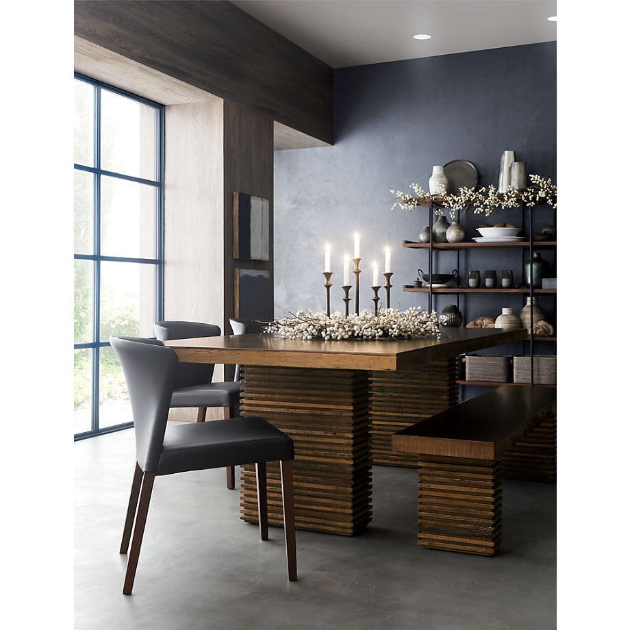 crate and barrel curran dining chairs