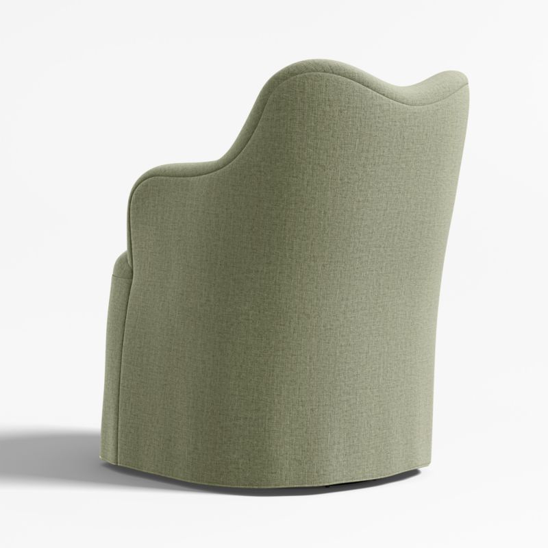 Paloma Upholstered Sage Green Swivel Dining Chair - image 5 of 8