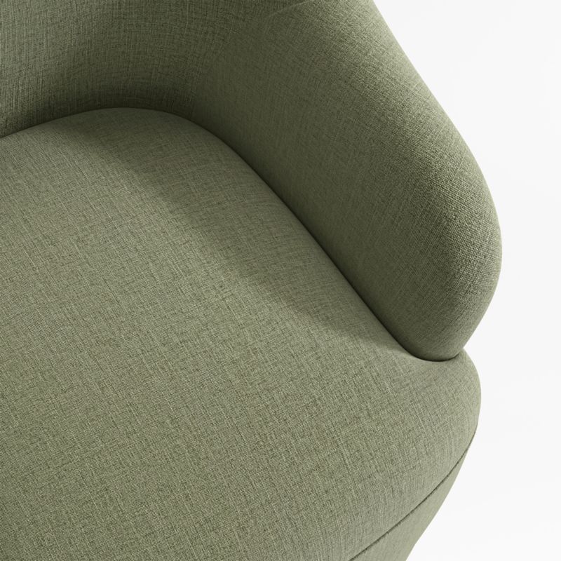 Paloma Upholstered Sage Green Swivel Dining Chair - image 7 of 8