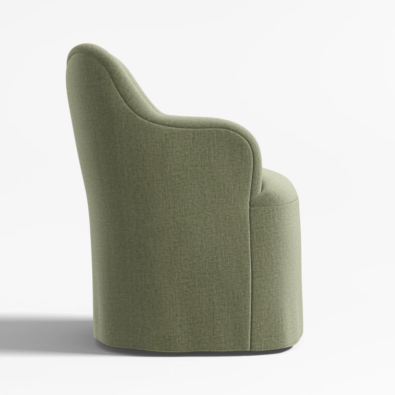 Paloma Upholstered Sage Green Swivel Dining Chair - image 4 of 8