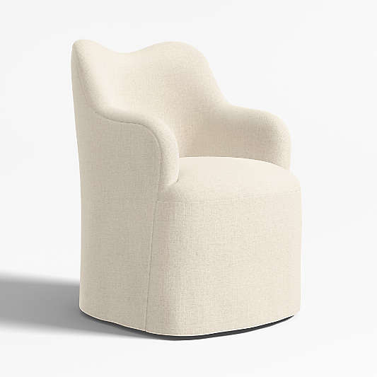 Paloma Upholstered Swivel Dining Chair