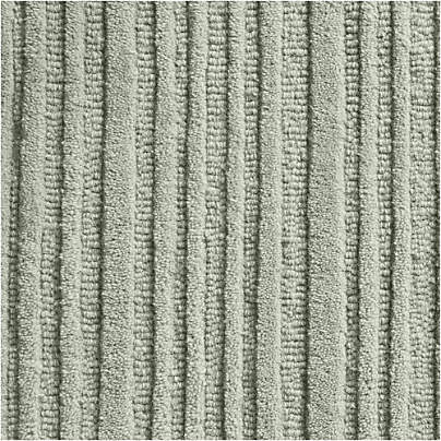 Paloma Textured Stripe Pine Green Kids Wool Area Rug Swatch