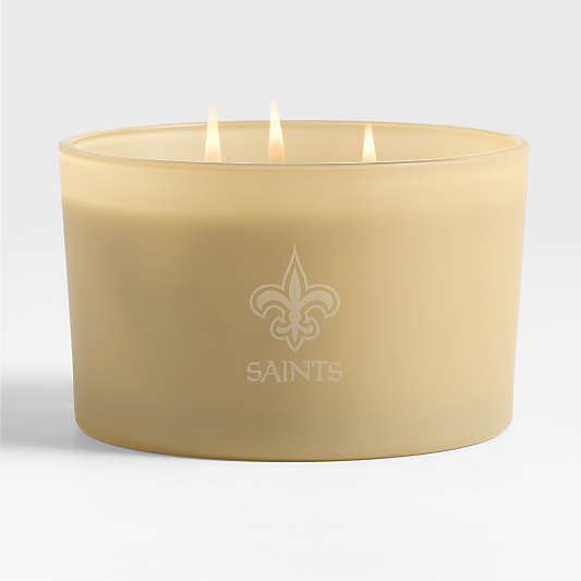 NFL Monochrome No. 7 Pampas 3-Wick Scented Candle - Beach Grass, Nutmeg and Black Pepper