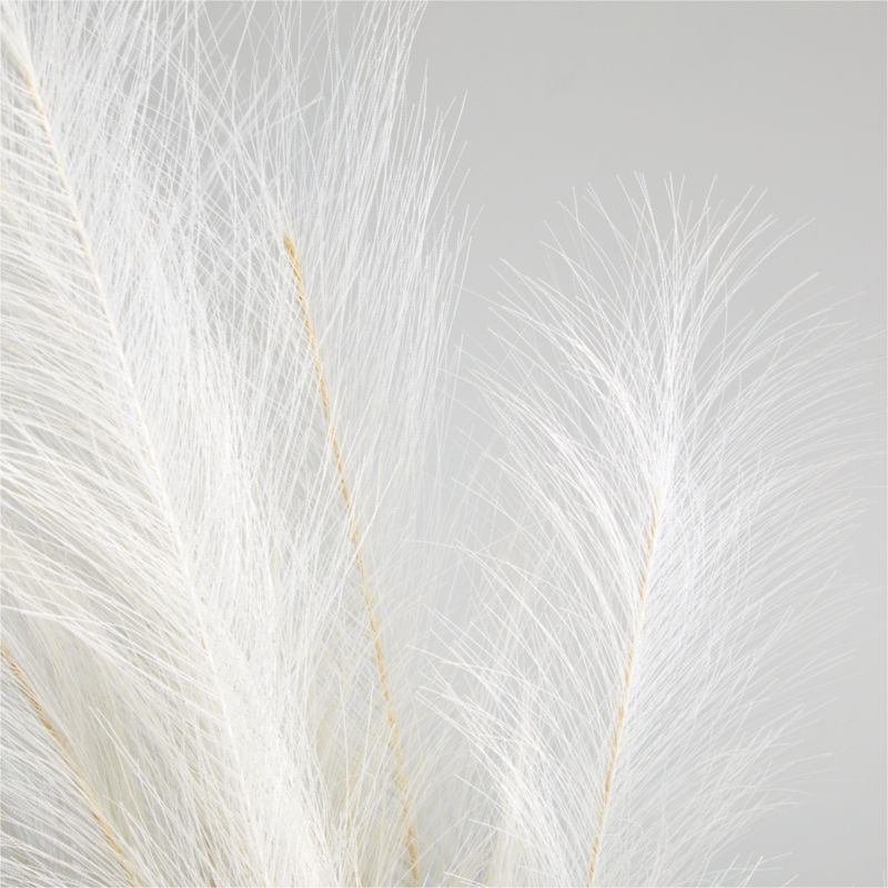 Faux Ivory Pampas Grass Bunch 45"