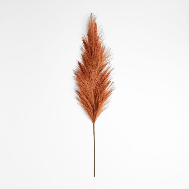 Rust Faux Pampas Grass