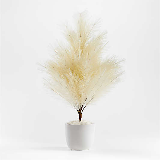 Faux Pampas Tree in Pot 28"