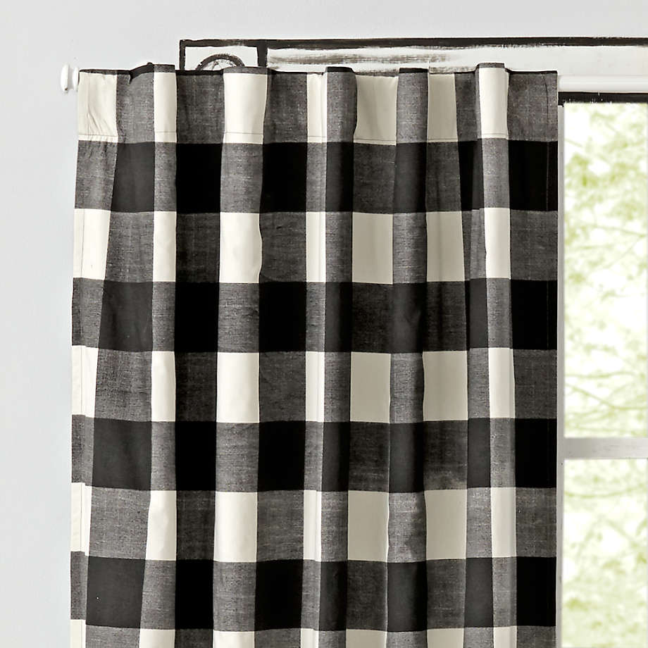 Black Buffalo Check 96 Blackout Curtain Reviews Crate Kids