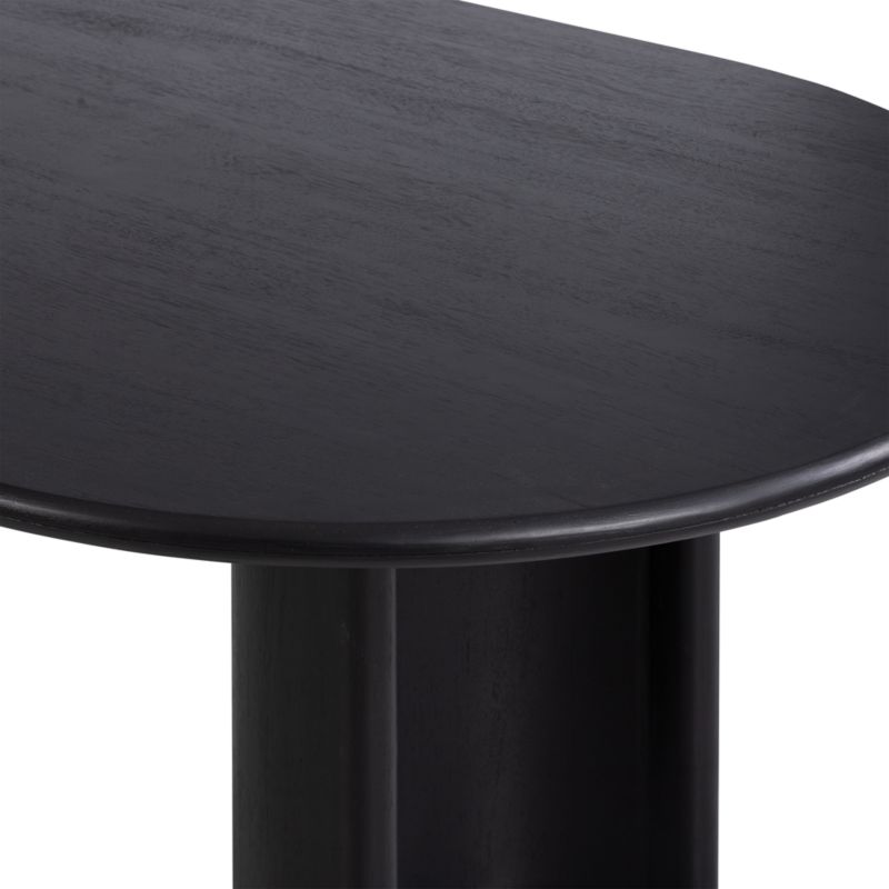 Panos Black Acacia Wood 94" Dining Table