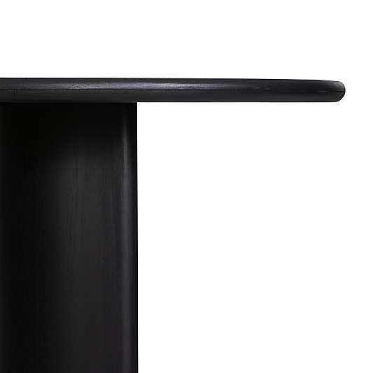 Panos Black Acacia Wood 94" Dining Table