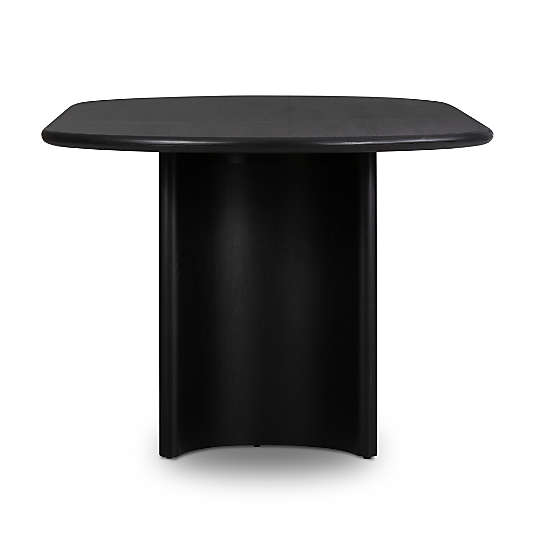 Panos Black Acacia Wood 94" Dining Table