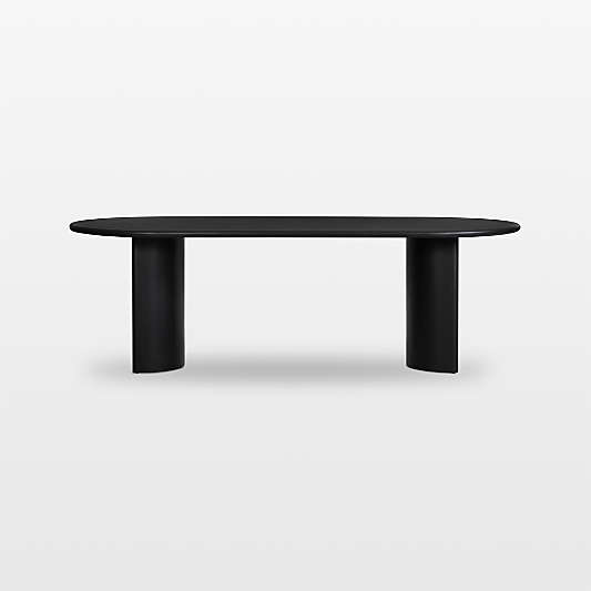 Panos Black Acacia Wood 94" Dining Table