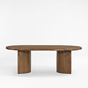 Preto Ebonized Ash Wood and Metal 50" Square Coffee Table