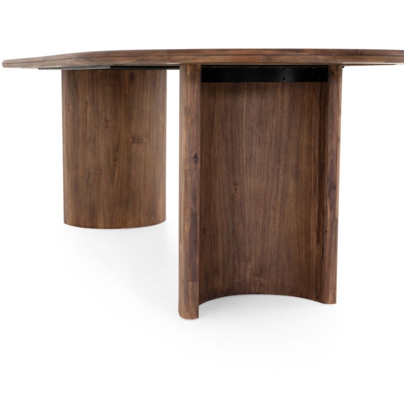 Crate & Barrel Panos Dining Table Dupe - The Daily Dupe