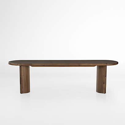 Acacia wood best sale dining bench