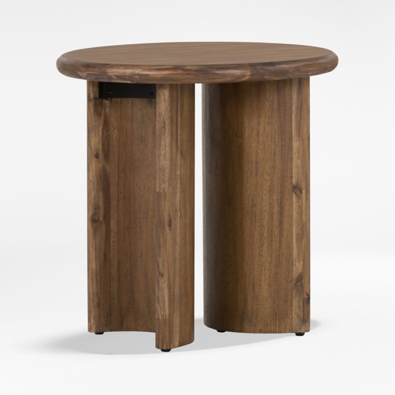 Panos Acacia Wood End Table - image 2 of 8