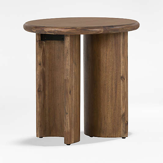 Panos Acacia Wood End Table