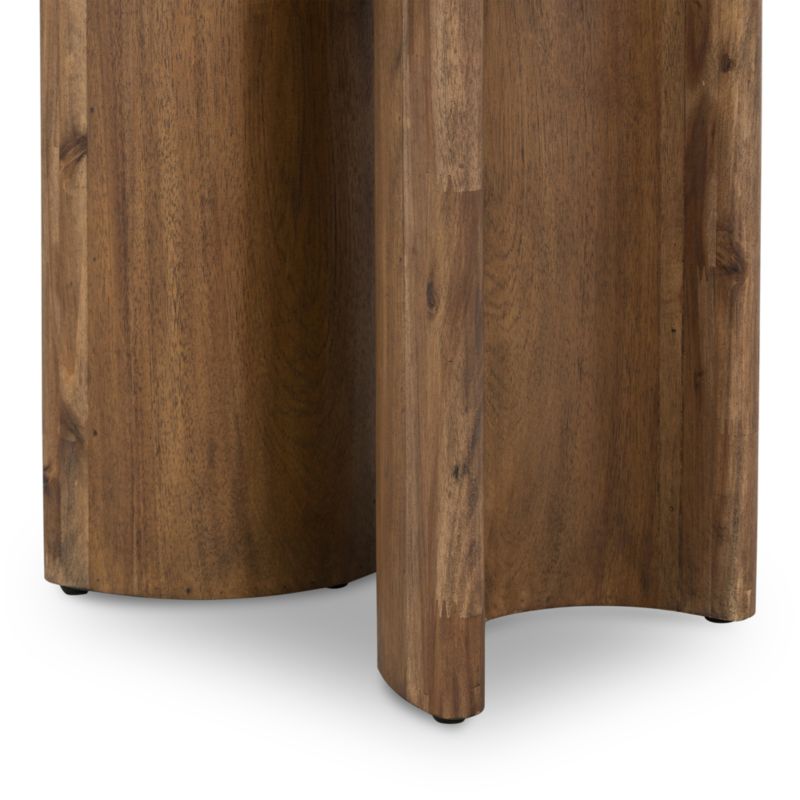 Panos Acacia Wood End Table - image 4 of 8