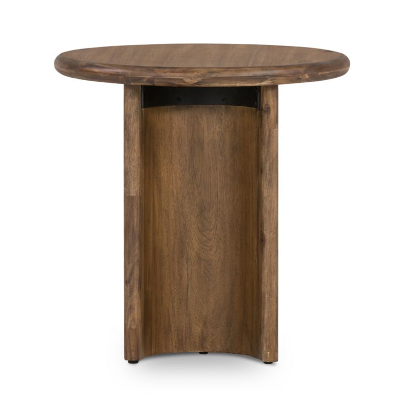 Panos Acacia Wood End Table - image 3 of 8