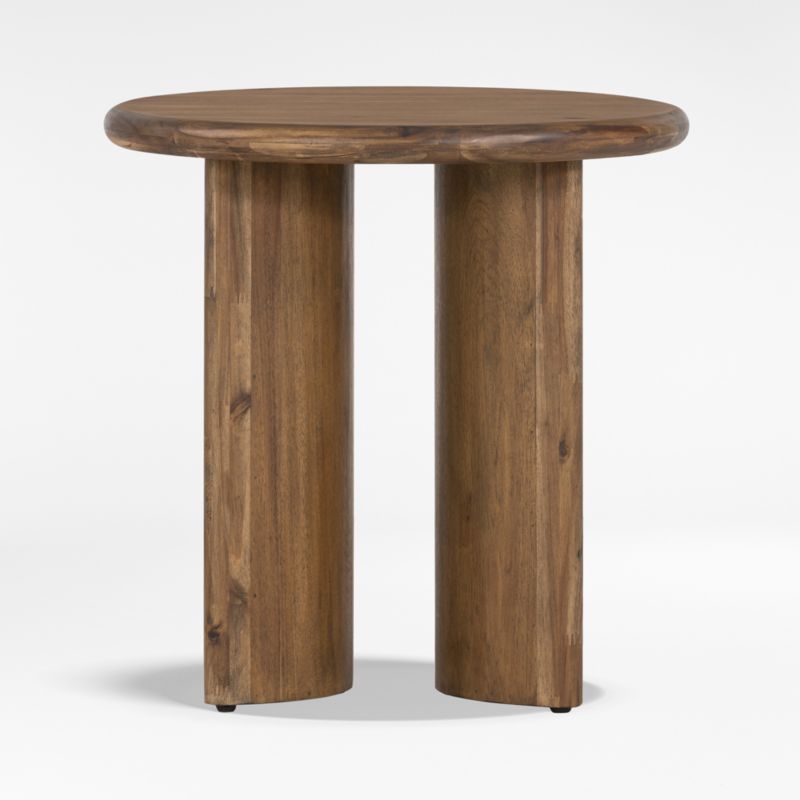 Panos Acacia Wood End Table