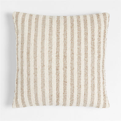 View Pansy 23"x23" Stripe Outdoor Pillow by Leanne Ford details