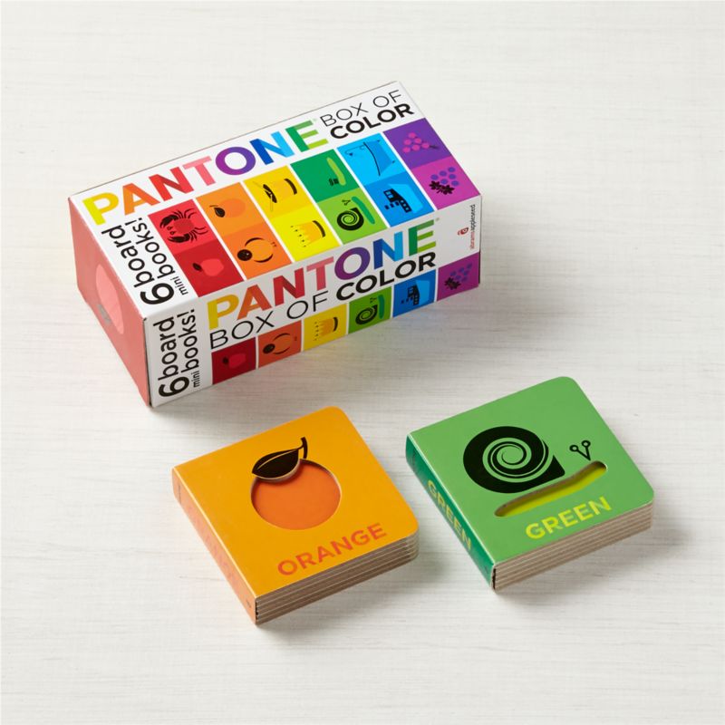 Pantone: Box of Color Baby Board Books, Set of 6 + Reviews | Crate & Kids