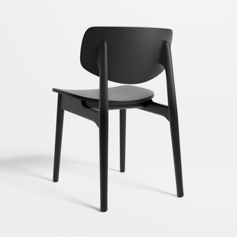 Paolo Black Wood Dining Chair