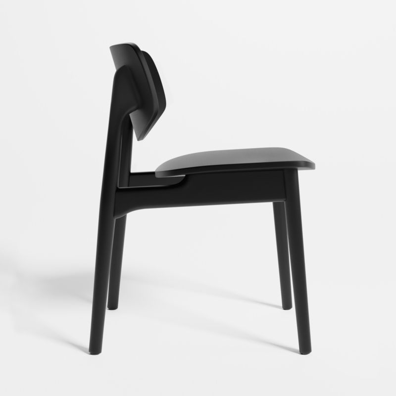 Paolo Black Wood Dining Chair