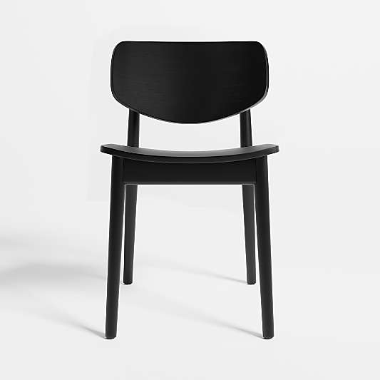 Paolo Black Wood Dining Chair