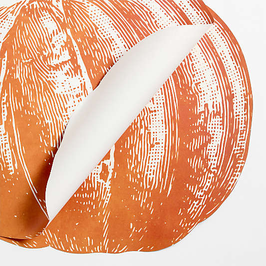 Paper Pumpkin Placemats, Set of 12