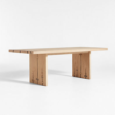 View Papillon 88" Oak Wood Dining Table by Laura Kim details