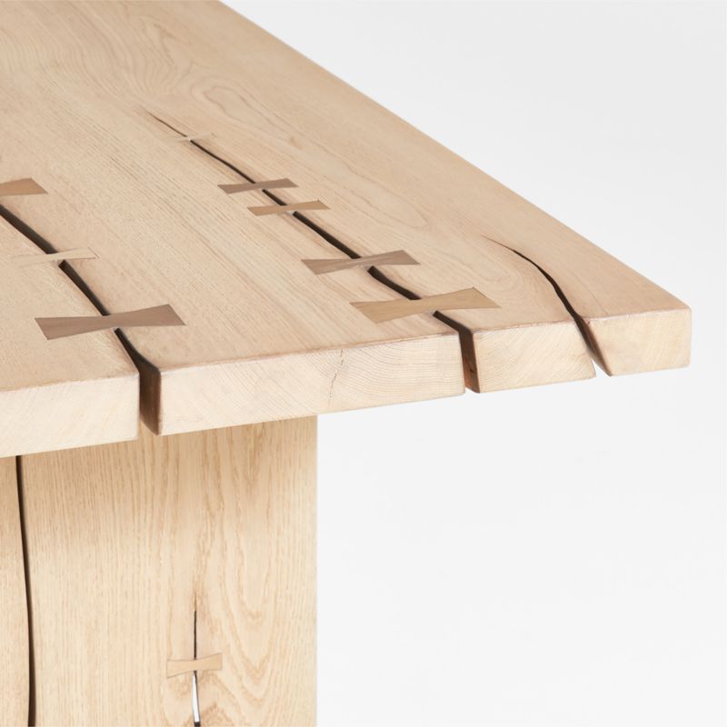 Papillon 88" Oak Wood Dining Table by Laura Kim