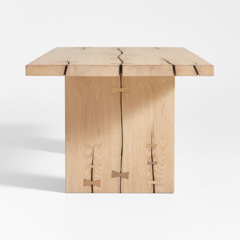 Papillon 88" Oak Wood Dining Table by Laura Kim