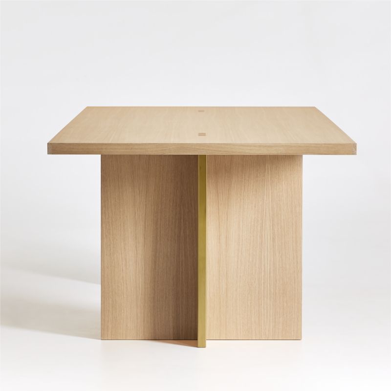 Paradox 89" Natural Oak Dining Table - image 7 of 14