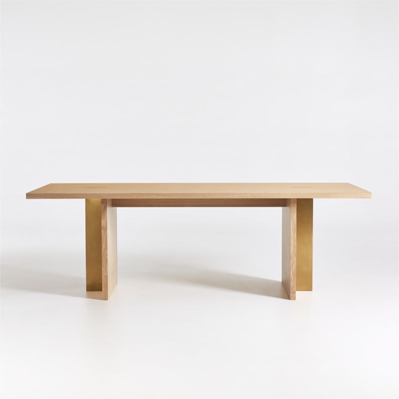 Paradox 89" Natural Oak Dining Table