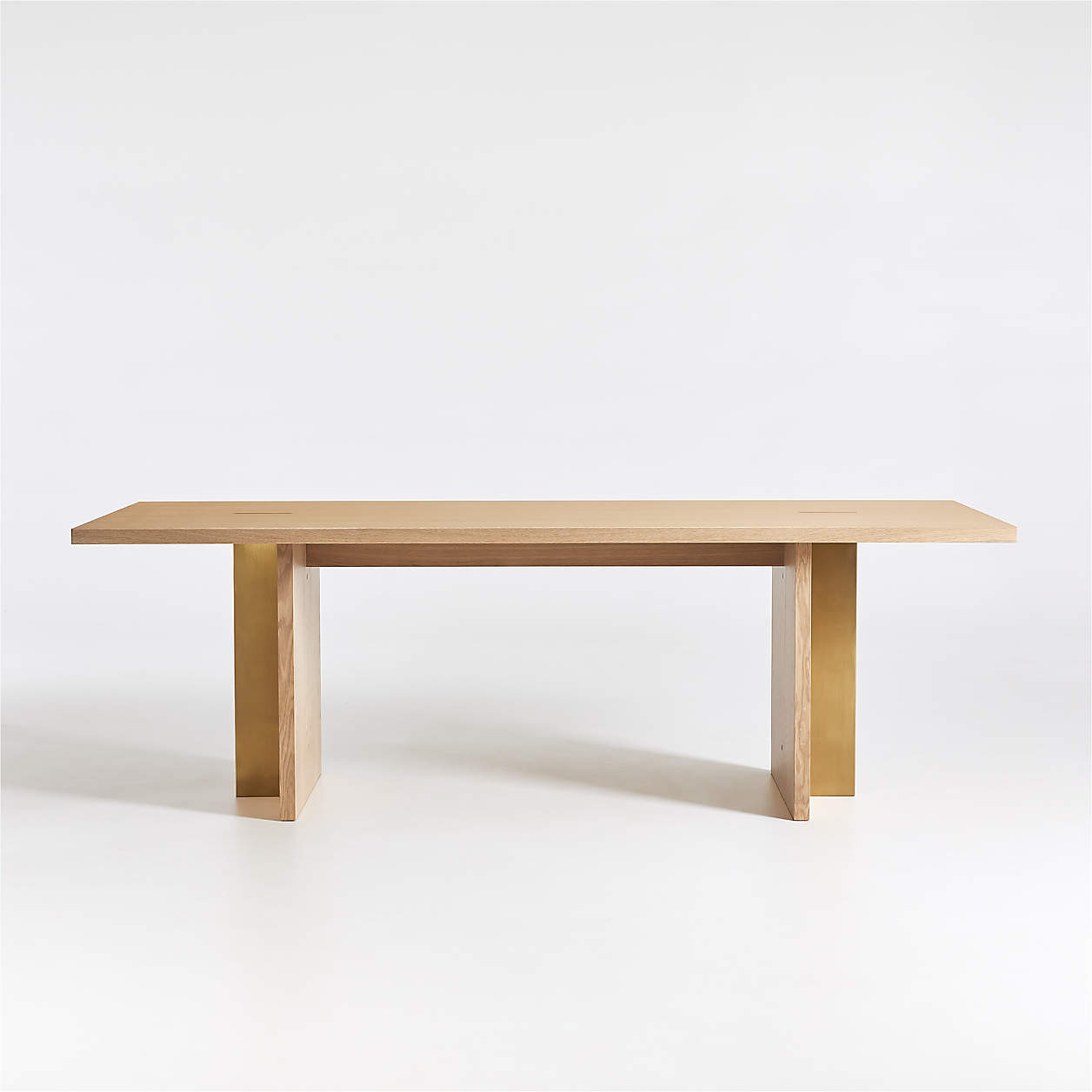 Paradox 89" Natural Oak Dining Table + Reviews Crate & Barrel Canada