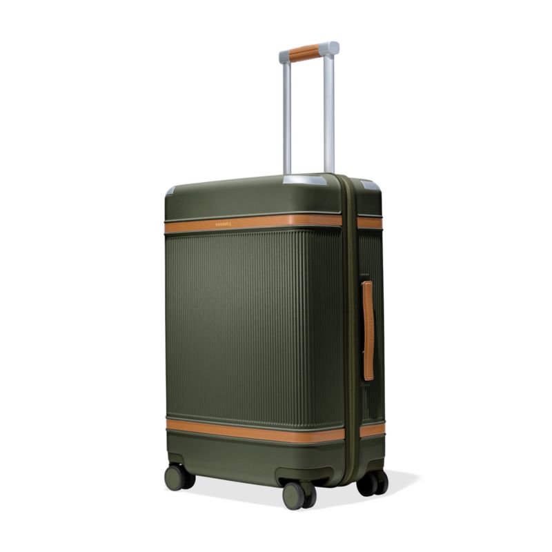 Paravel Aviator Safari Green Grand Checked Suitcase - image 6 of 9