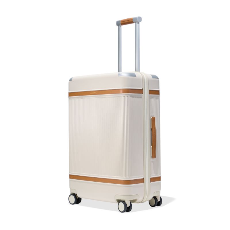 Paravel Aviator Scout Tan Grand Checked Suitcase - image 7 of 8