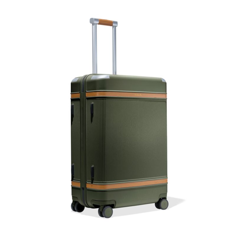 Paravel Aviator Safari Green Grand Checked Suitcase - image 3 of 9