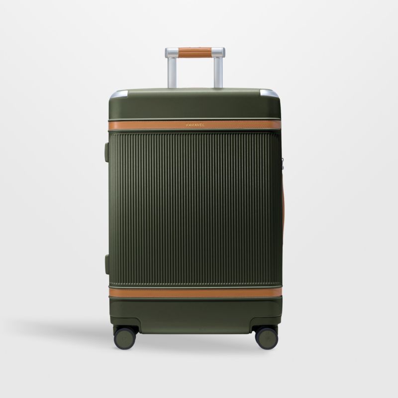 Paravel Aviator Safari Green Grand Checked Suitcase - image 0 of 9