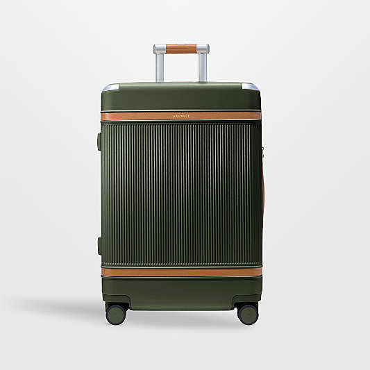 Paravel Aviator Safari Green Grand Checked Suitcase