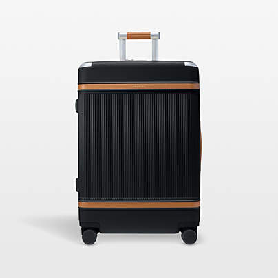 Paravel Aviator Sandstone Black Grand Checked Suitcase