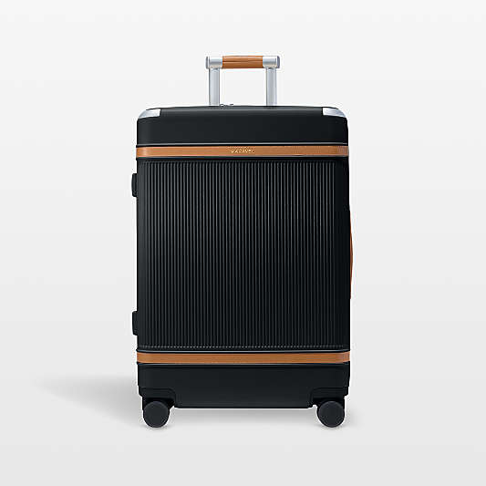 Paravel Aviator Sandstone Black Grand Checked Suitcase