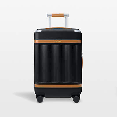 Paravel Aviator Sandstone Black Carry-On More Suitcase
