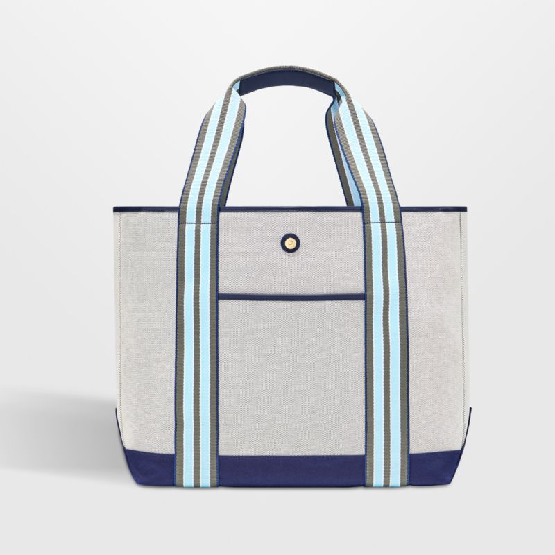 Paravel Large Marlin Blue Cabana Tote - image 0 of 6