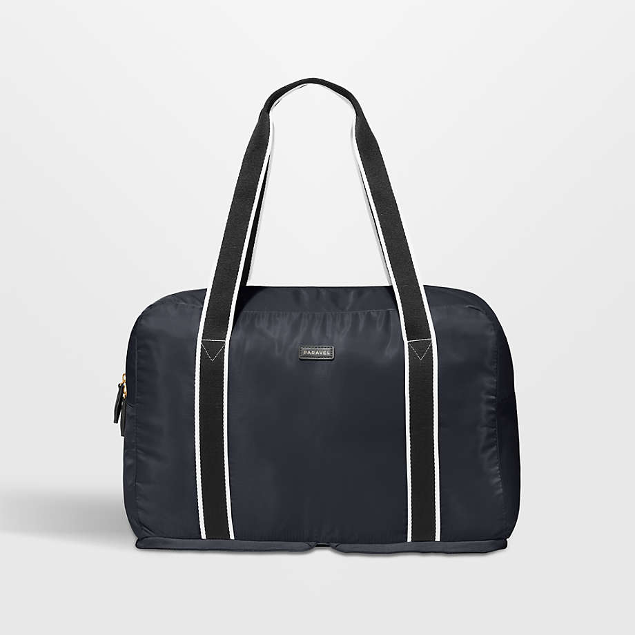 Paravel Derby Black Fold-Up Bag | Crate & Barrel