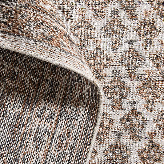 Paris Wool Blend Traditional Handwoven Earth Area Rug 8'x10'