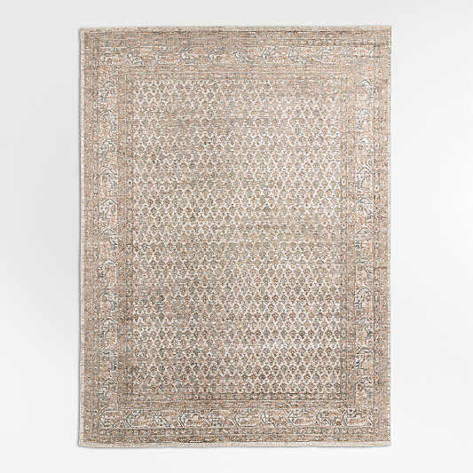 Paris Wool Blend Traditional Handwoven Earth Area Rug