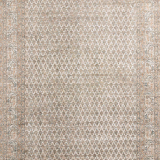 Paris Wool Blend Traditional Handwoven Earth Area Rug 6'x9'