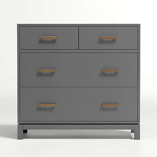 Kids Parke Charcoal 4-Drawer Chest