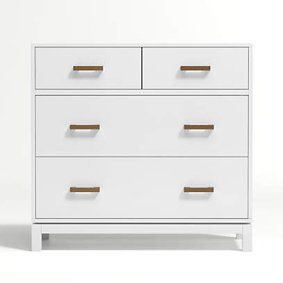 Kids Parke White 4 Drawer Chest, Worlds Away Furniture Reviews